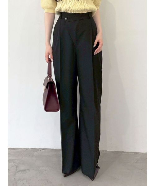 アシメデザインワイドパンツ（その他パンツ）｜LILY BROWN