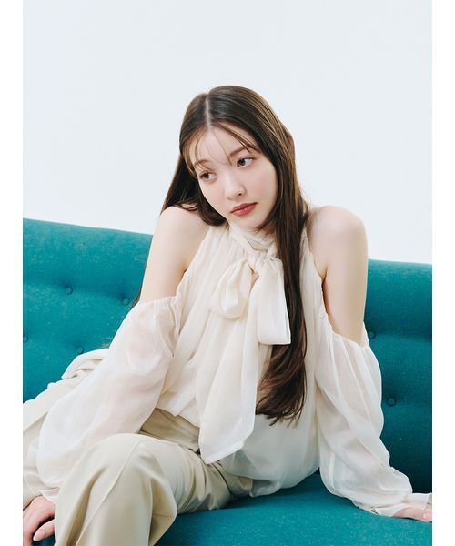 LILY BROWN（リリーブラウン）の「アシメデザインワイドパンツ（その他パンツ・レディース・グレー/ブラック/ブラウン/ベージュ・0/1）」の7枚目の写真