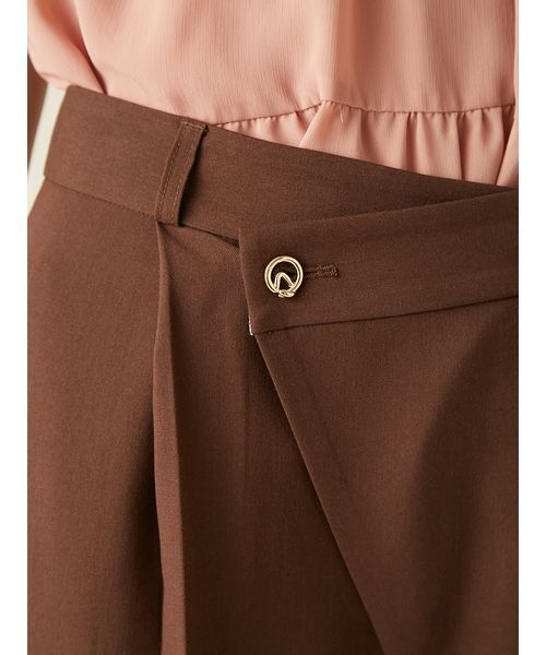 LILY BROWN（リリーブラウン）の「アシメデザインワイドパンツ（その他パンツ・レディース・グレー/ブラック/ブラウン/ベージュ・0/1）」の13枚目の写真