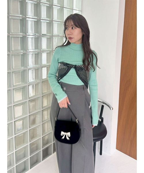 LILY BROWN（リリーブラウン）の「アシメデザインワイドパンツ（その他パンツ・レディース・グレー/ブラック/ブラウン/ベージュ・0/1）」の22枚目の写真