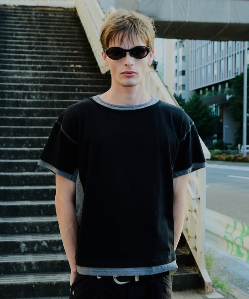 完売品　conz レイヤードロングスリーブロンTEE CONZ（コンズ）の「レイヤードロングスリーブロンTEE（Tシャツ