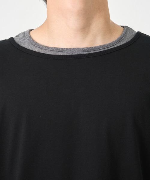 CONZ(コンズ)の「別注 LAYERD SHORT SLEEVE T-SHIRT(Tシャツ/カットソー・メンズ・ホワイト/ブラック/ダークグレー・2/3/1)」の17枚目の写真