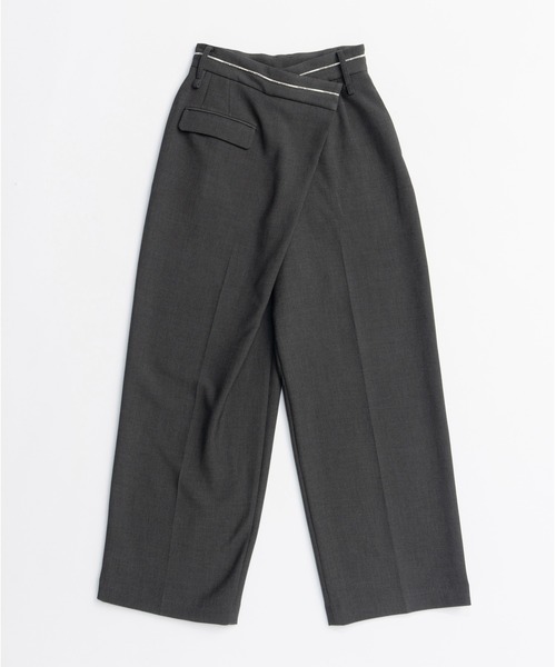 PRANK PROJECT（プランクプロジェクト）の「オーバーラップパンツ / Overlap Pants（その他パンツ・レディース・ブラック/チャコールグレー・36/38）」の17枚目の写真