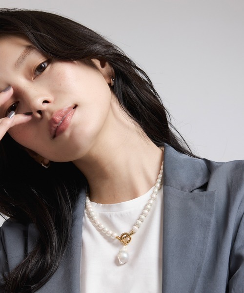 ROPE'（ロペ）の「パールペンダント（ネックレス・レディース・ホワイト・FREE）」の5枚目の写真