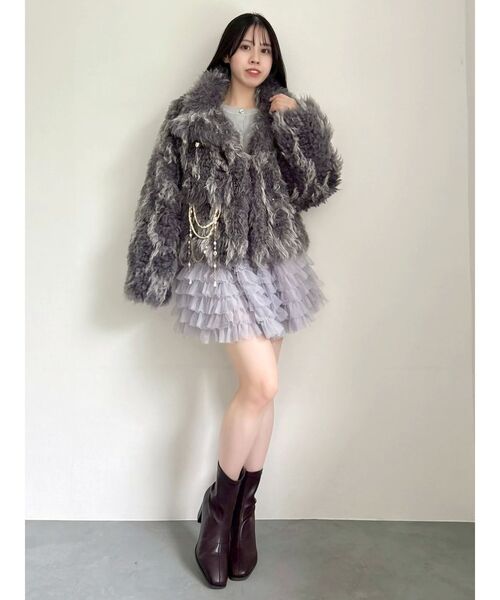 dazzlin（ダズリン）の「ベーシックショートブーツ（ブーツ・レディース・ブラウン/アイボリー/ブラック・LARGE/MEDIUM/SMALL）」の12枚目の写真