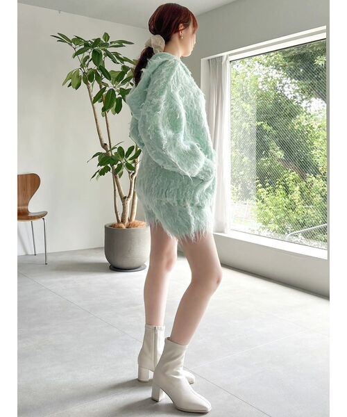 dazzlin（ダズリン）の「ベーシックショートブーツ（ブーツ・レディース・ブラウン/アイボリー/ブラック・LARGE/MEDIUM/SMALL）」の15枚目の写真