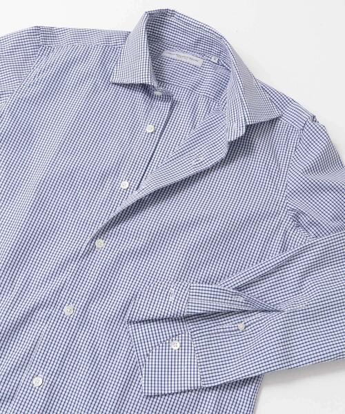 URBAN RESEARCH DOORS(アーバンリサーチドアーズ)の「『イージーケア』LIFE STYLE TAILOR セミワイドチェックシャツ(シャツ/ブラウス・メンズ・ブルー系その他・39/37/43/41)」の8枚目の写真