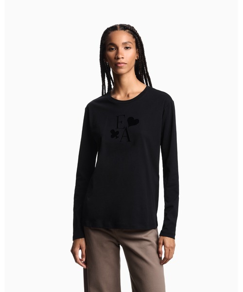 セール】【エンポリオ アルマーニ】ASV 長袖Tシャツ オーガニック