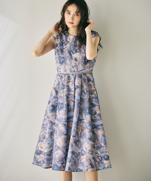 Audie a Muses(オーディアミューズ)の「アールヌーボー調刺繍ワンピース(ワンピース・レディース・ブルー/グリーン・38/40/42/36)」の11枚目の写真