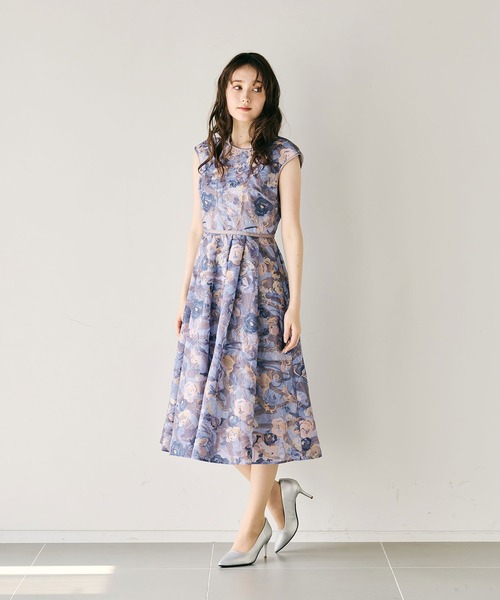 Audie a Muses(オーディアミューズ)の「アールヌーボー調刺繍ワンピース(ワンピース・レディース・ブルー/グリーン・38/40/42/36)」の13枚目の写真