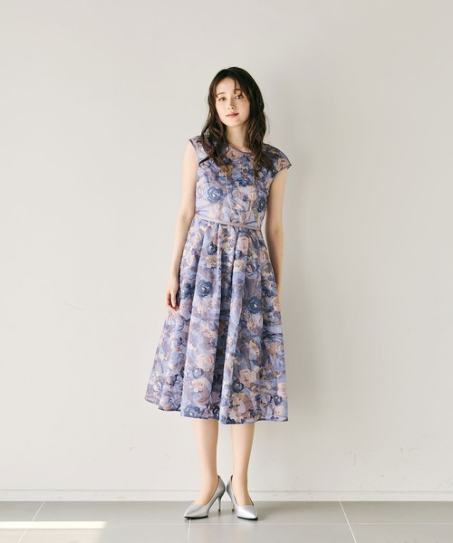 Audie a Muses(オーディアミューズ)の「アールヌーボー調刺繍ワンピース(ワンピース・レディース・ブルー/グリーン・38/40/42/36)」の12枚目の写真