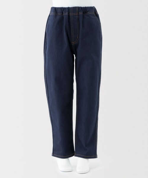 無印良品（ムジルシリョウヒン）の「キッズ　ストレッチデニム調　ルーズフィットパンツ（その他パンツ・キッズ・ダークネイビー・150/140/130/120/110）」の5枚目の写真