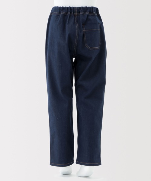 無印良品（ムジルシリョウヒン）の「キッズ　ストレッチデニム調　ルーズフィットパンツ（その他パンツ・キッズ・ダークネイビー・150/140/130/120/110）」の6枚目の写真