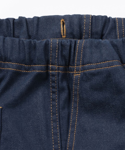 無印良品（ムジルシリョウヒン）の「キッズ　ストレッチデニム調　ルーズフィットパンツ（その他パンツ・キッズ・ダークネイビー・150/140/130/120/110）」の7枚目の写真