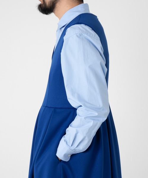 セール】門倉太久斗/22世紀ジェダイ jersey midi dress blue