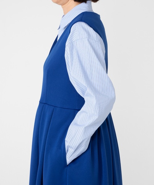 TXA(ティーエックスエー)の「門倉太久斗/22世紀ジェダイ jersey midi dress blue(ワンピース・メンズ・ブルー・1)」の7枚目の写真