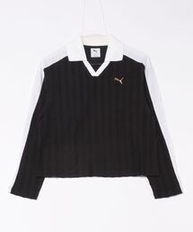PUMA プーマ W T7 RELAXED LONG SLEEVE POLO ロングスリーブ 633963 01BK