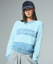 X-girl | SHAGGY COMPACT KNIT TOP(ニット/セーター)
