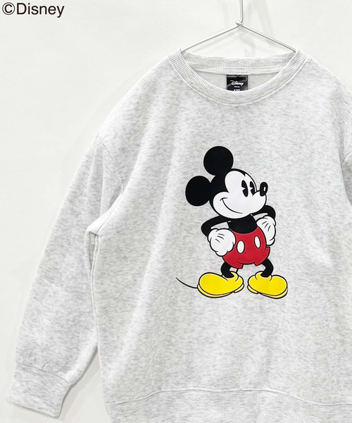 セール】キッズ MICKEY MOUSE ミッキー 裏起毛 オーバーサイズ