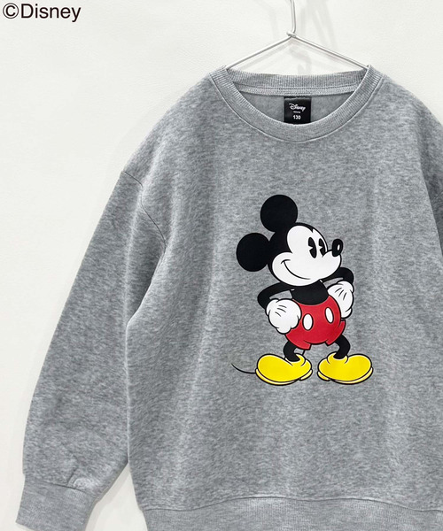 セール】キッズ MICKEY MOUSE ミッキー 裏起毛 オーバーサイズ