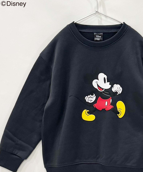 セール】キッズ MICKEY MOUSE ミッキー 裏起毛 オーバーサイズ