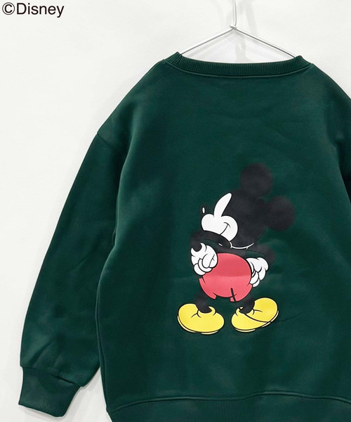 セール】キッズ MICKEY MOUSE ミッキー 裏起毛 オーバーサイズ