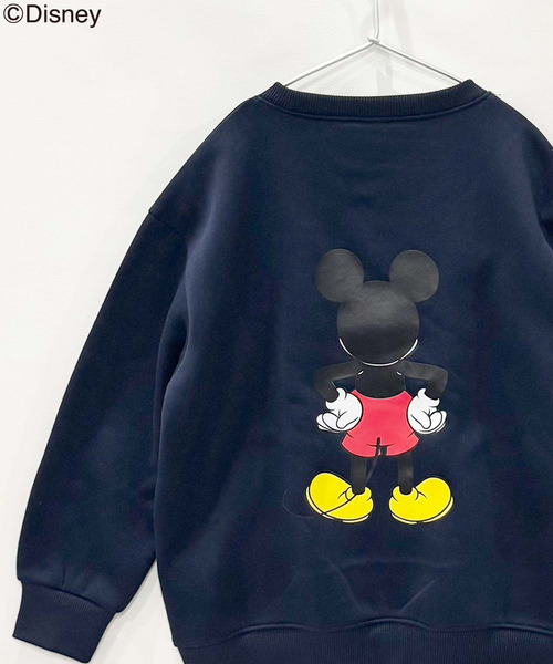 セール】キッズ MICKEY MOUSE ミッキー 裏起毛 オーバーサイズ