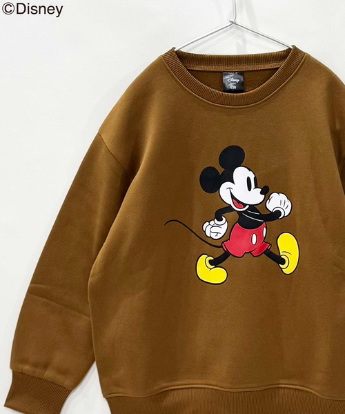 セール】キッズ MICKEY MOUSE ミッキー 裏起毛 オーバーサイズ
