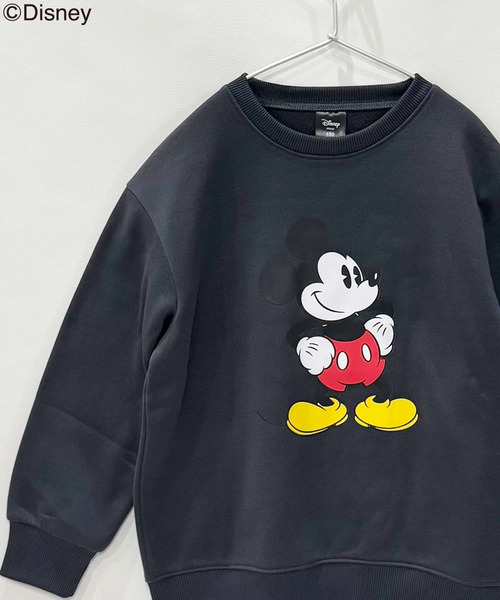 セール】キッズ MICKEY MOUSE ミッキー 裏起毛 オーバーサイズ