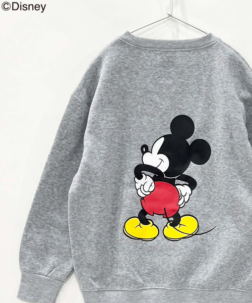 セール】キッズ MICKEY MOUSE ミッキー 裏起毛 オーバーサイズ