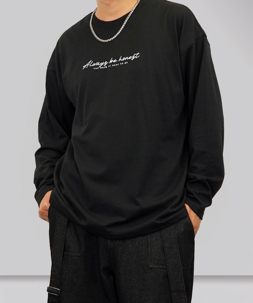 Burner(バーナー)の「【GROOVY STORE】ワイドシルエット ワンポイント刺繍ロングスリーブT(Tシャツ/カットソー・メンズ・その他8/その他10/その他13/その他19/その他22/その他24/その他31/その他33/その他1/その他2/その他3/その他5/その他11/その他34/その他35/その他/その他6/その他14/その他15/その他16/その他17/その他18/その他25/その他26/その他27/その他28/その他29/その他4/その他7/その他9/その他12/その他20/その他21/その他23/その他30/その他32・M/L/LL)」の3枚目の写真