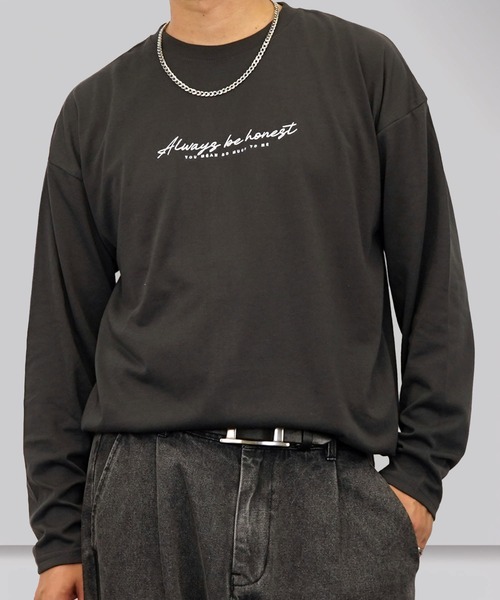 Burner(バーナー)の「【GROOVY STORE】ワイドシルエット ワンポイント刺繍ロングスリーブT(Tシャツ/カットソー・メンズ・その他8/その他10/その他13/その他19/その他22/その他24/その他31/その他33/その他1/その他2/その他3/その他5/その他11/その他34/その他35/その他/その他6/その他14/その他15/その他16/その他17/その他18/その他25/その他26/その他27/その他28/その他29/その他4/その他7/その他9/その他12/その他20/その他21/その他23/その他30/その他32・M/L/LL)」の4枚目の写真