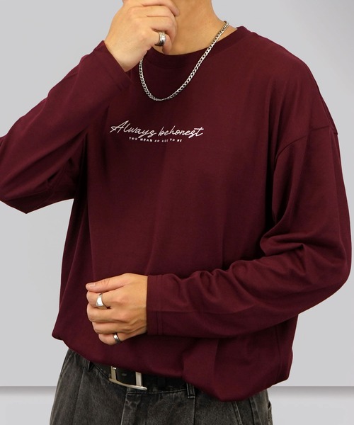 Burner(バーナー)の「【GROOVY STORE】ワイドシルエット ワンポイント刺繍ロングスリーブT(Tシャツ/カットソー・メンズ・その他8/その他10/その他13/その他19/その他22/その他24/その他31/その他33/その他1/その他2/その他3/その他5/その他11/その他34/その他35/その他/その他6/その他14/その他15/その他16/その他17/その他18/その他25/その他26/その他27/その他28/その他29/その他4/その他7/その他9/その他12/その他20/その他21/その他23/その他30/その他32・M/L/LL)」の5枚目の写真