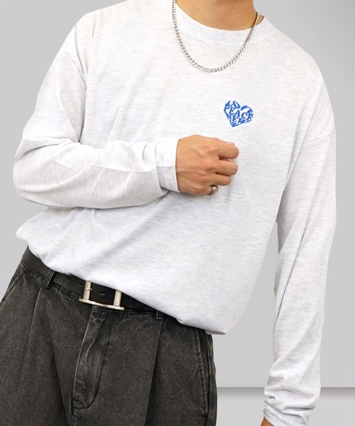 Burner(バーナー)の「【GROOVY STORE】ワイドシルエット ワンポイント刺繍ロングスリーブT(Tシャツ/カットソー・メンズ・その他8/その他10/その他13/その他19/その他22/その他24/その他31/その他33/その他1/その他2/その他3/その他5/その他11/その他34/その他35/その他/その他6/その他14/その他15/その他16/その他17/その他18/その他25/その他26/その他27/その他28/その他29/その他4/その他7/その他9/その他12/その他20/その他21/その他23/その他30/その他32・M/L/LL)」の6枚目の写真
