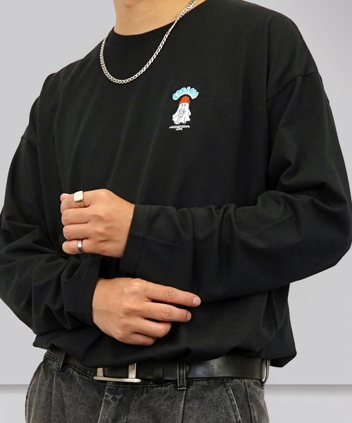 Burner(バーナー)の「【GROOVY STORE】ワイドシルエット ワンポイント刺繍ロングスリーブT(Tシャツ/カットソー・メンズ・その他8/その他10/その他13/その他19/その他22/その他24/その他31/その他33/その他1/その他2/その他3/その他5/その他11/その他34/その他35/その他/その他6/その他14/その他15/その他16/その他17/その他18/その他25/その他26/その他27/その他28/その他29/その他4/その他7/その他9/その他12/その他20/その他21/その他23/その他30/その他32・M/L/LL)」の15枚目の写真