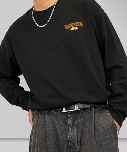 Burner(バーナー)の「【GROOVY STORE】ワイドシルエット ワンポイント刺繍ロングスリーブT(Tシャツ/カットソー・メンズ・その他8/その他10/その他13/その他19/その他22/その他24/その他31/その他33/その他1/その他2/その他3/その他5/その他11/その他34/その他35/その他/その他6/その他14/その他15/その他16/その他17/その他18/その他25/その他26/その他27/その他28/その他29/その他4/その他7/その他9/その他12/その他20/その他21/その他23/その他30/その他32・M/L/LL)」の1枚目の写真