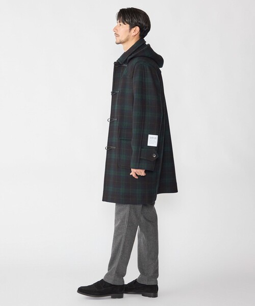 SHIPS（シップス）の「SHIPS: SHIPSタータン ダッフルコート（ダッフルコート・メンズ・ダークブルー・94/95/96/93）」の3枚目の写真
