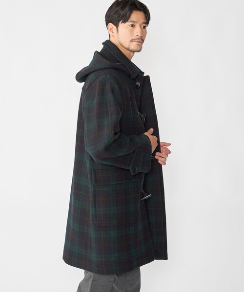 SHIPS（シップス）の「SHIPS: SHIPSタータン ダッフルコート（ダッフルコート・メンズ・ダークブルー・94/95/96/93）」の9枚目の写真