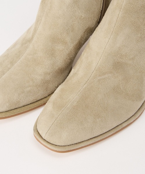 BARNYARDSTORM（バンヤードストーム）の「BARNYARDSTORM / シープレザーヒールブーツ（ブーツ・レディース・ライトブラウン/ブラック/ベージュ・39/38/37/36）」の13枚目の写真