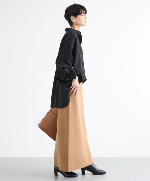 BARNYARDSTORM（バンヤードストーム）の「BARNYARDSTORM / シープレザーヒールブーツ（ブーツ・レディース・ライトブラウン/ブラック/ベージュ・39/38/37/36）」の16枚目の写真