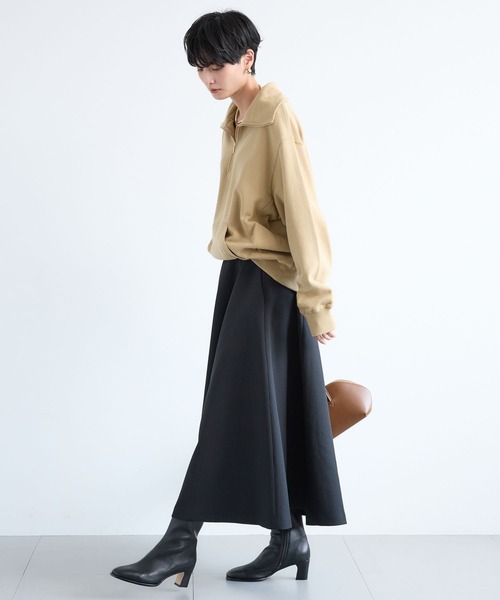 BARNYARDSTORM（バンヤードストーム）の「BARNYARDSTORM / シープレザーヒールブーツ（ブーツ・レディース・ライトブラウン/ブラック/ベージュ・39/38/37/36）」の18枚目の写真