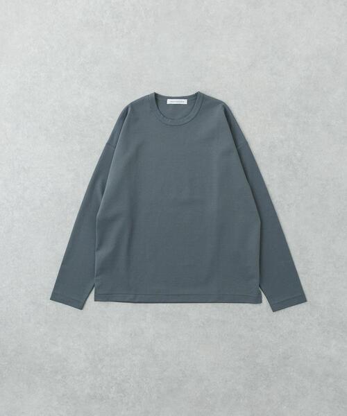 URBAN RESEARCH(アーバンリサーチ)の「コットンナイロンスムージーロングスリーブ(Tシャツ/カットソー・メンズ・ホワイト/ブラック/ベージュ/グレー・SMALL/MEDIUM/LARGE)」の4枚目の写真