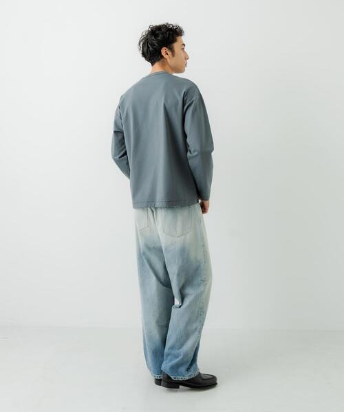 URBAN RESEARCH(アーバンリサーチ)の「コットンナイロンスムージーロングスリーブ(Tシャツ/カットソー・メンズ・ホワイト/ブラック/ベージュ/グレー・SMALL/MEDIUM/LARGE)」の21枚目の写真
