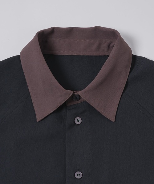 DOOPZ（ドープス）の「OVERSIZED DOLMAN SLEEVE SHIRT - オーバーサイズドルマンスリーブシャツ（シャツ/ブラウス・メンズ・レッド/ホワイト/ブラック・LARGE/MEDIUM/SMALL）」の4枚目の写真