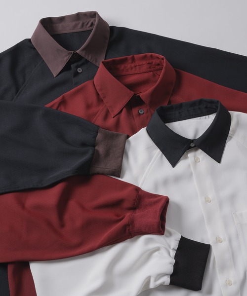 OVERSIZED DOLMAN SLEEVE SHIRT - オーバーサイズドルマン