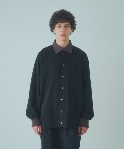 OVERSIZED DOLMAN SLEEVE SHIRT - オーバーサイズドルマンスリーブ