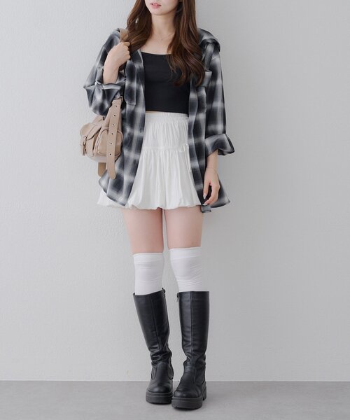 continuer de NICE CLAUP(コンティニューデナイスクラップ)の「フード付チェックオーバーシャツ(シャツ/ブラウス・レディース・ブラック系その他/レッド系その他/ブルー系その他/ブラウン系その他・FREE)」の13枚目の写真