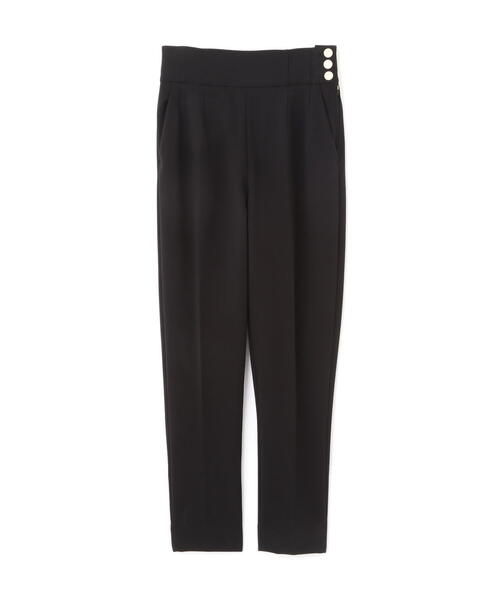 PINKY&DIANNE（ピンキーアンドダイアン）の「◆サイドボタンテーパードパンツ（その他パンツ・レディース・ブラック・36/38/40）」の2枚目の写真