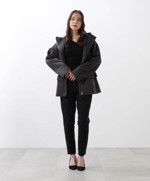 PINKY&DIANNE（ピンキーアンドダイアン）の「◆サイドボタンテーパードパンツ（その他パンツ・レディース・ブラック・36/38/40）」の7枚目の写真