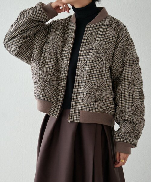 セール】《15 quinze》立体刺繍ブルゾン（ブルゾン）｜BEARDSLEY